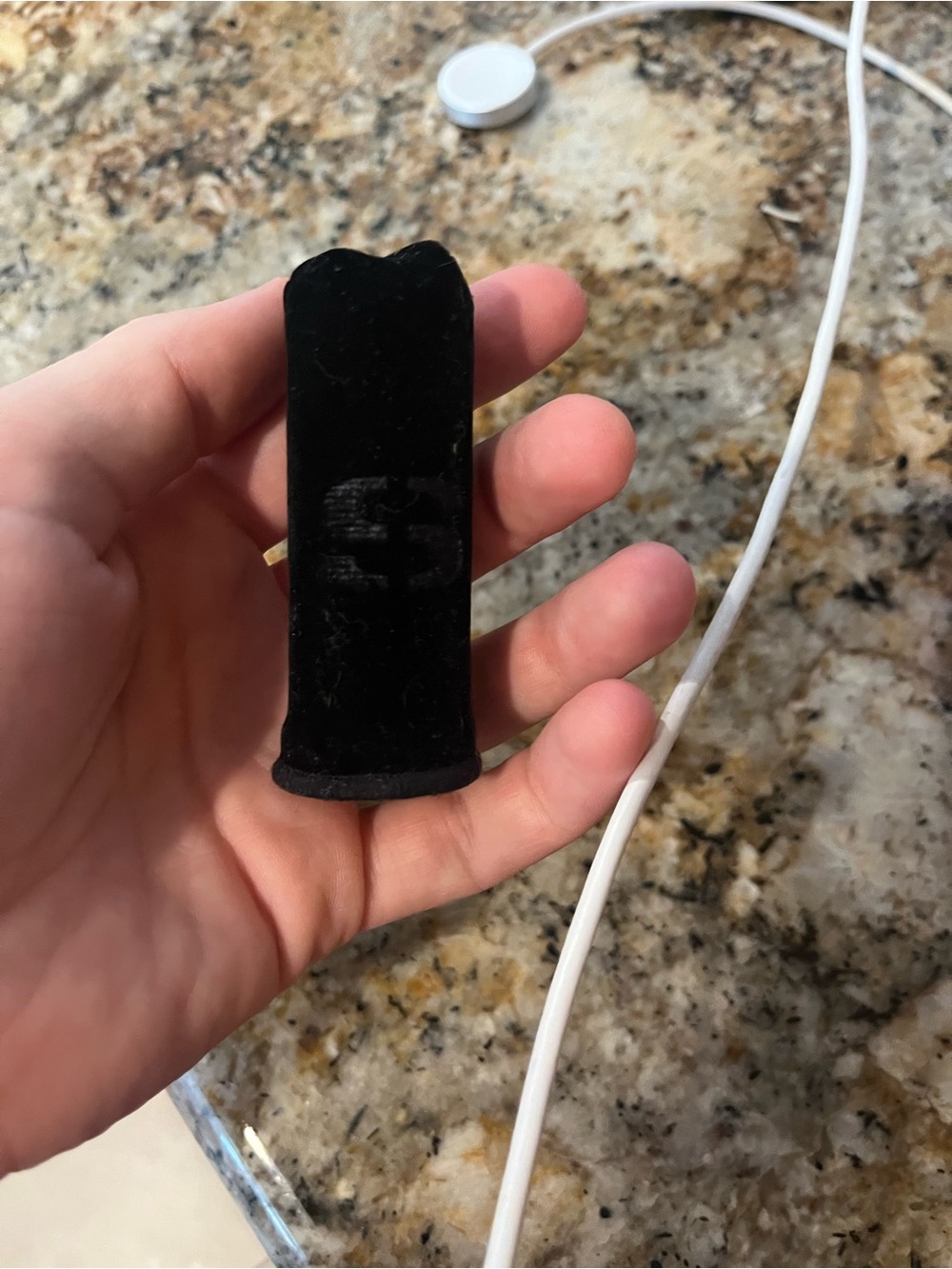 Black Velvet Protective Sleeve for Small Accessories